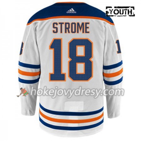 Dětské Hokejový Dres Edmonton Oilers RYAN STROME 18 Adidas Bílá Authentic